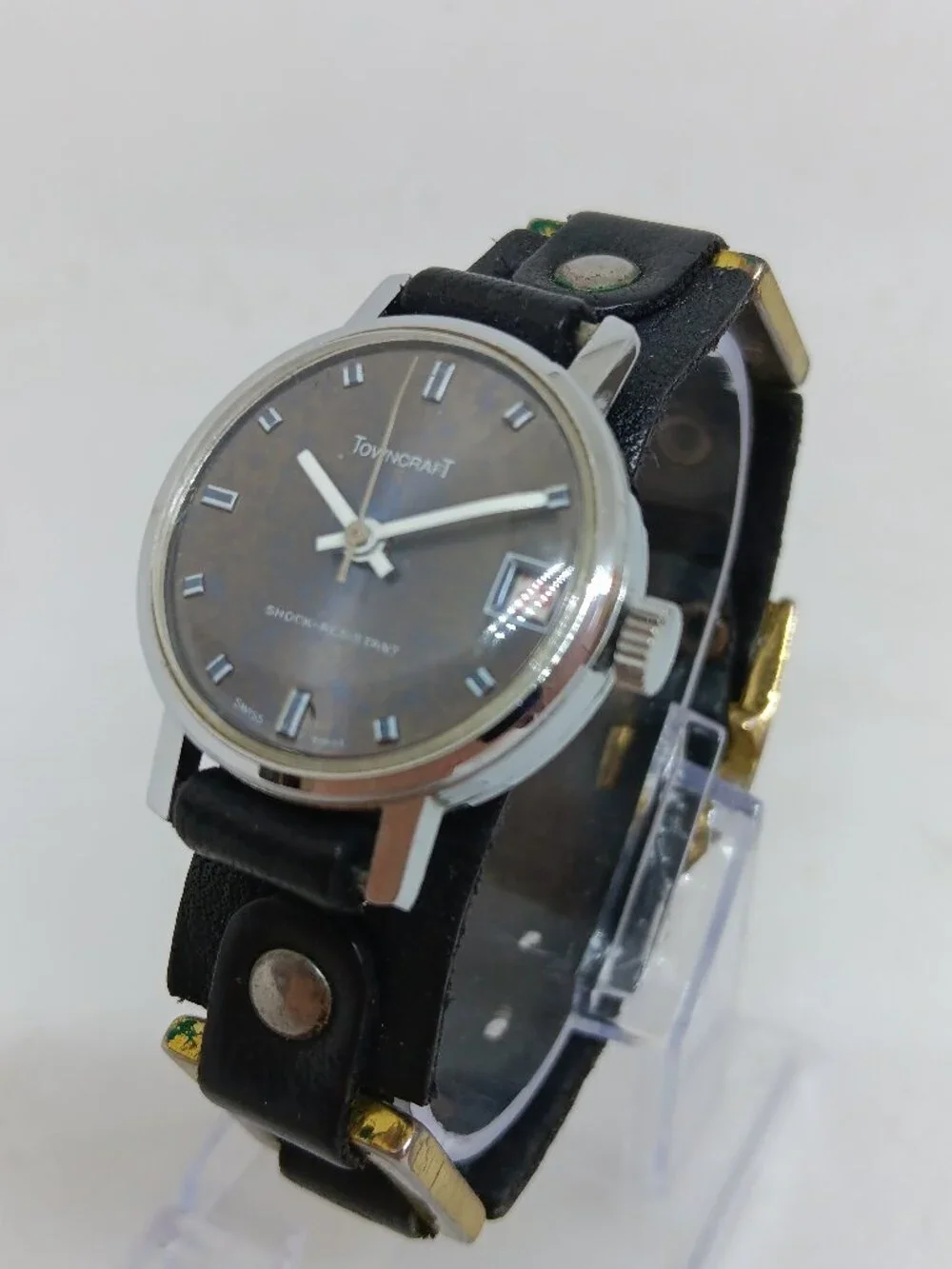 VINTAGE 1970s TownCraft [JC Penney] Women's 29mm Manual Wind Swiss Watch *READ*